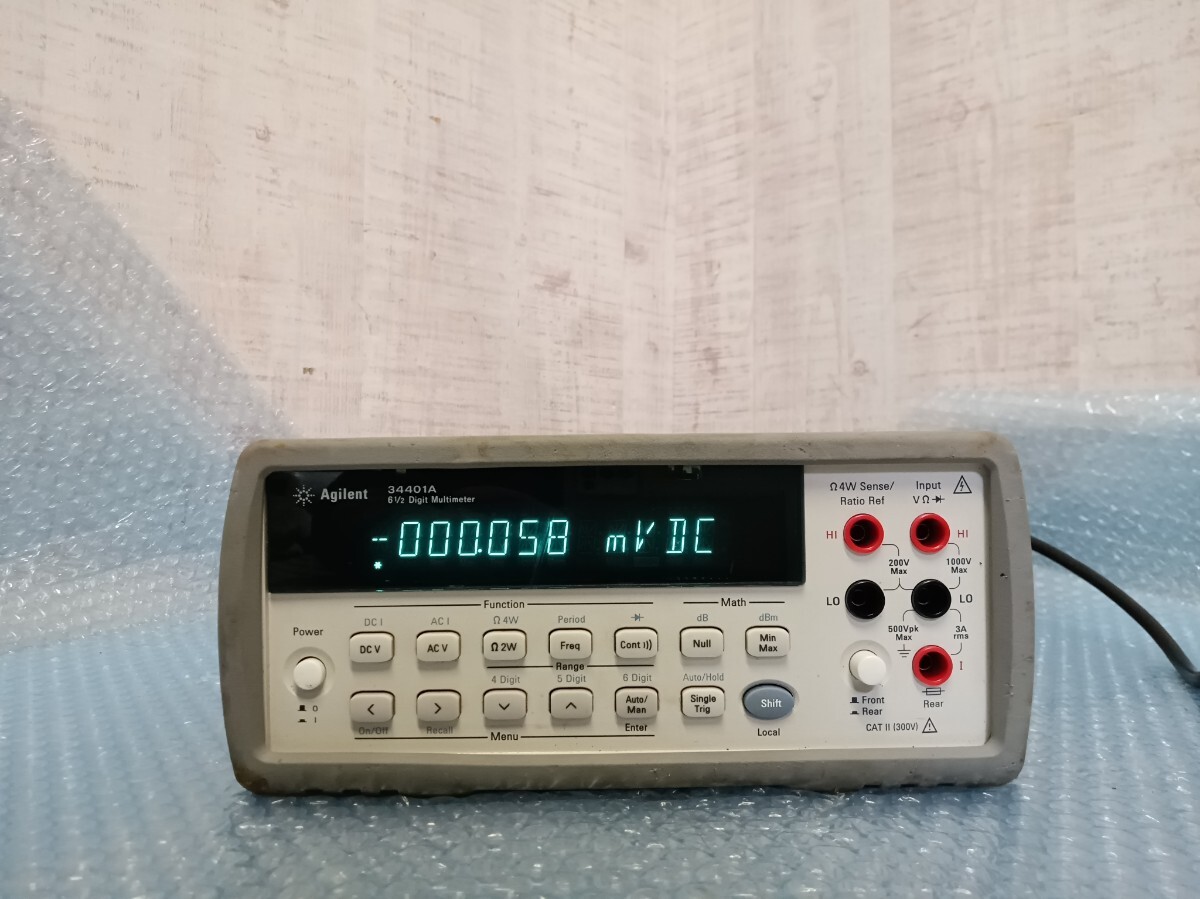 34401A Agilent Digital アジレント (6.5 0 デジタルマルチメータ