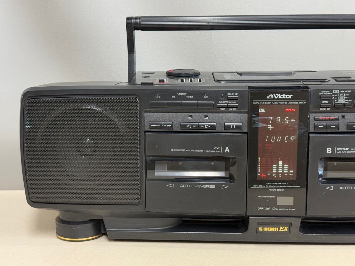 Victor ビクター CDラジカセ RC-X90 G-HORN EX CDポータブルシステム 