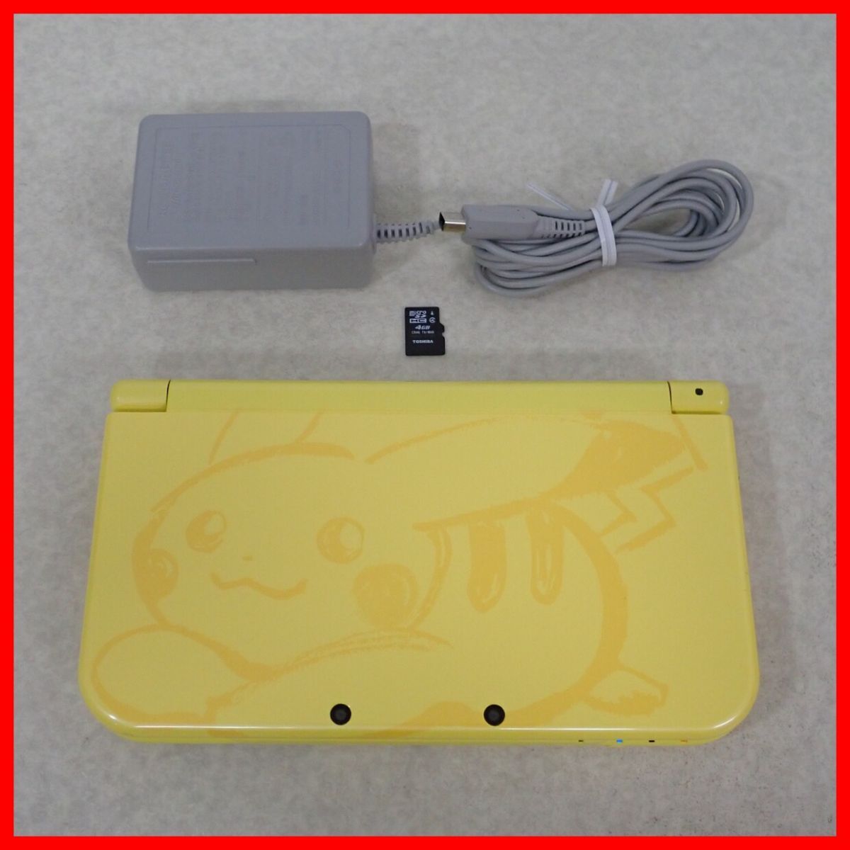 動作品 Newニンテンドー3DSLL ピカチュウイエロー 本体 RED-001 