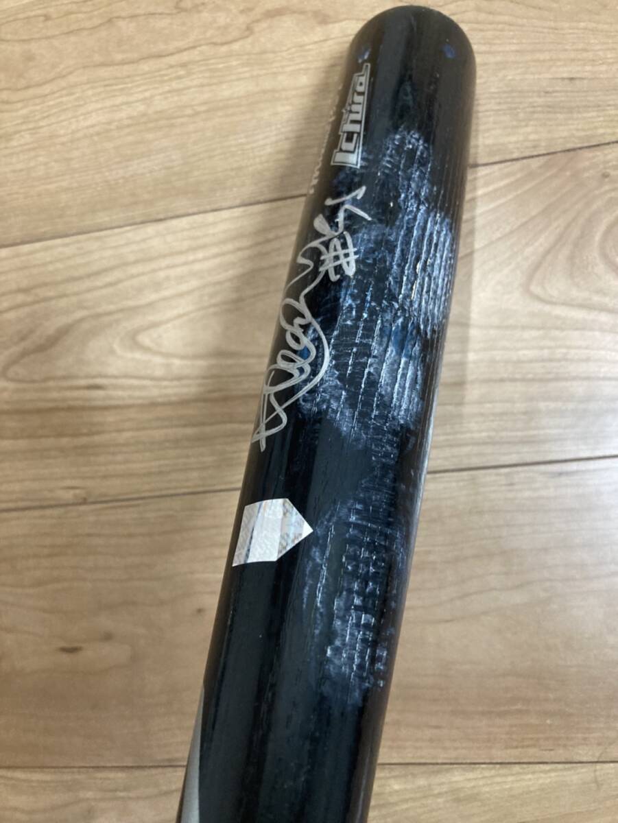 祝 米野球殿堂入り イチロー選手 マイアミ・マーリンズ 2016年 MLB 公式戦 実使用 直筆サイン入り バット 3000本安打 ミルクリーク 保証書_4