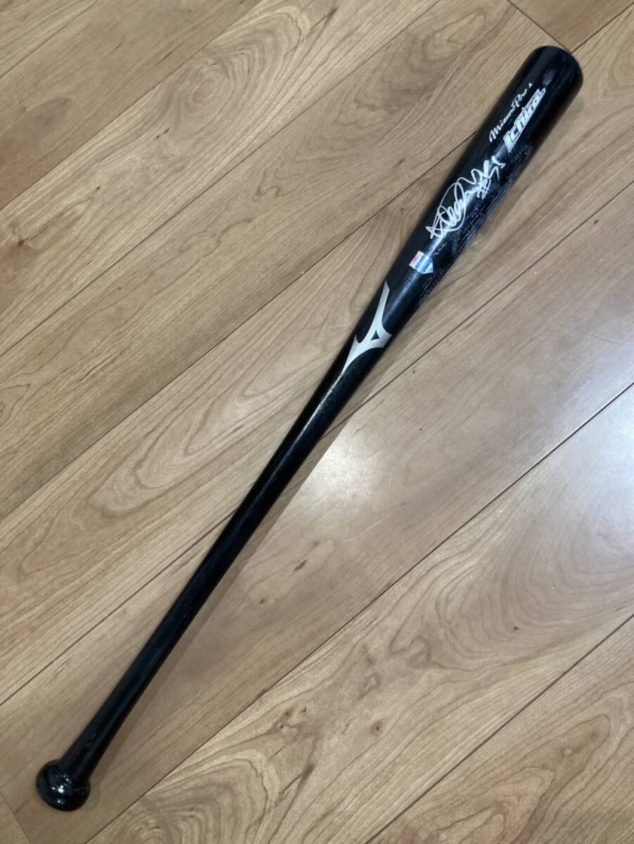 祝 米野球殿堂入り イチロー選手 マイアミ・マーリンズ 2016年 MLB 公式戦 実使用 直筆サイン入り バット 3000本安打 ミルクリーク 保証書_6