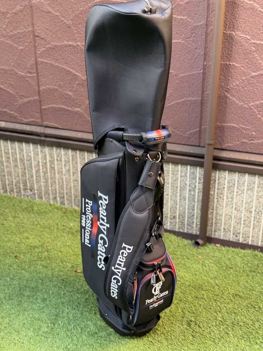 美品】PEARLY GATES PG PRO キャディバッグ スタンド式 46インチ対応 5