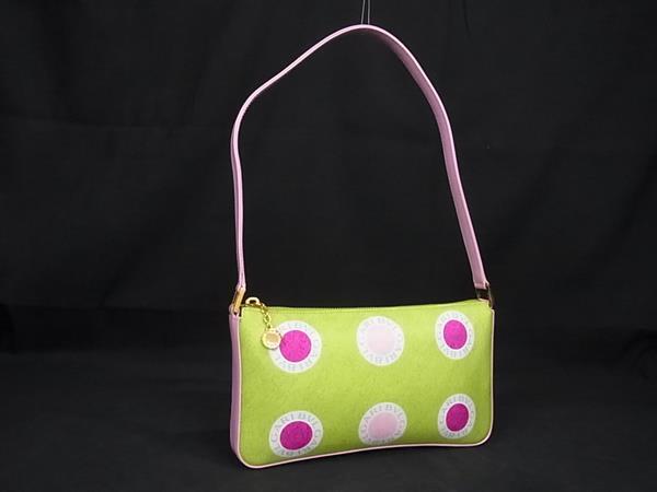 1円 □極美品□ BVLGARI ブルガリ ナイロン×レザー ショルダーバッグ 