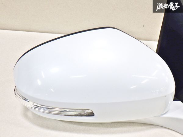 ★状態良品★スズキ 純正 スイフト RS ZC72S 電動格納 ドアミラー サイドミラー 8P カラー:ZNT パールホワイト 即納 棚 13-2_2