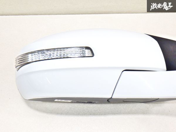 ★状態良品★スズキ 純正 スイフト RS ZC72S 電動格納 ドアミラー サイドミラー 8P カラー:ZNT パールホワイト 即納 棚 13-2_3