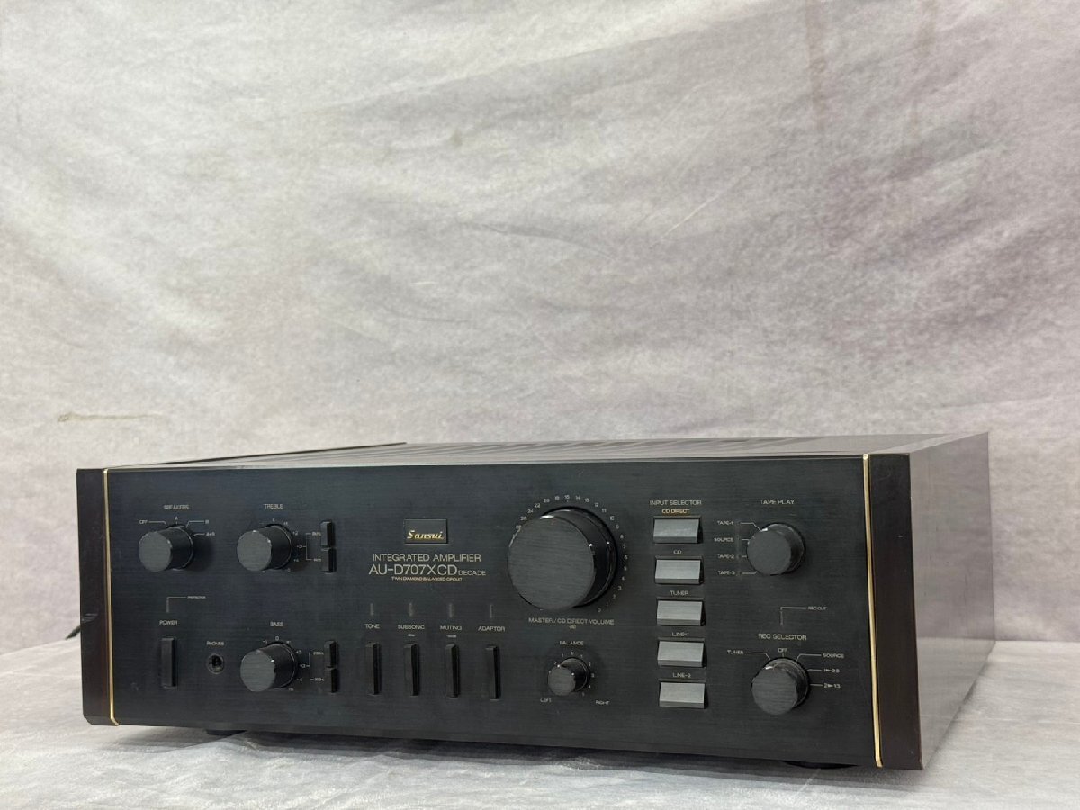 C】SANSUI AU-D707X DECADE プリメインアンプ サンスイ 3166262
