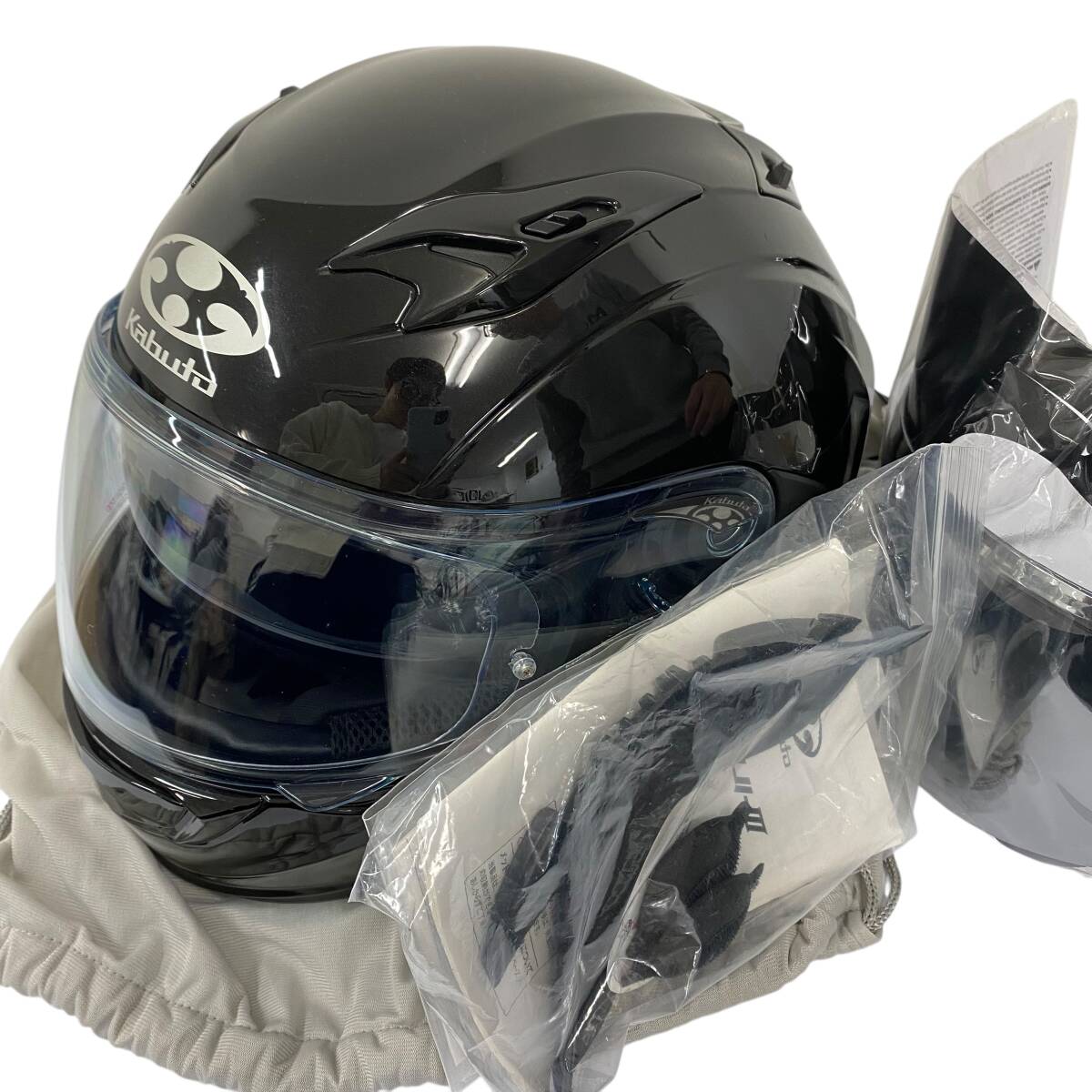 美品】 OGK Kabuto オージーケーカブト KAMUI3 カムイ3 フルフェイス 