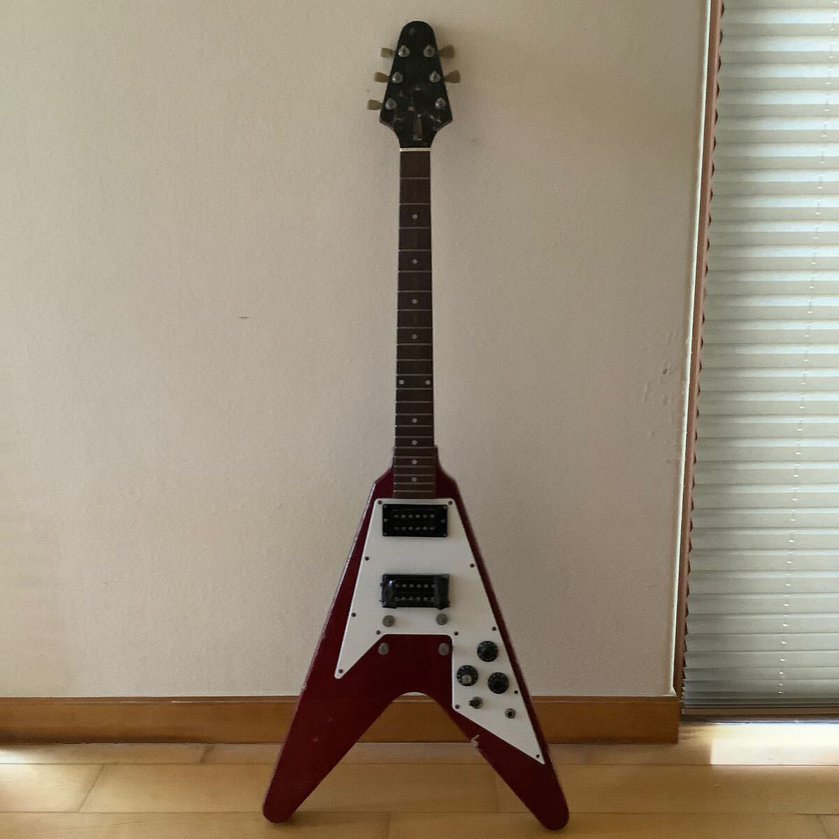 メーカー不明 FLYING V フライングV ジャンク ギター メーカー不明