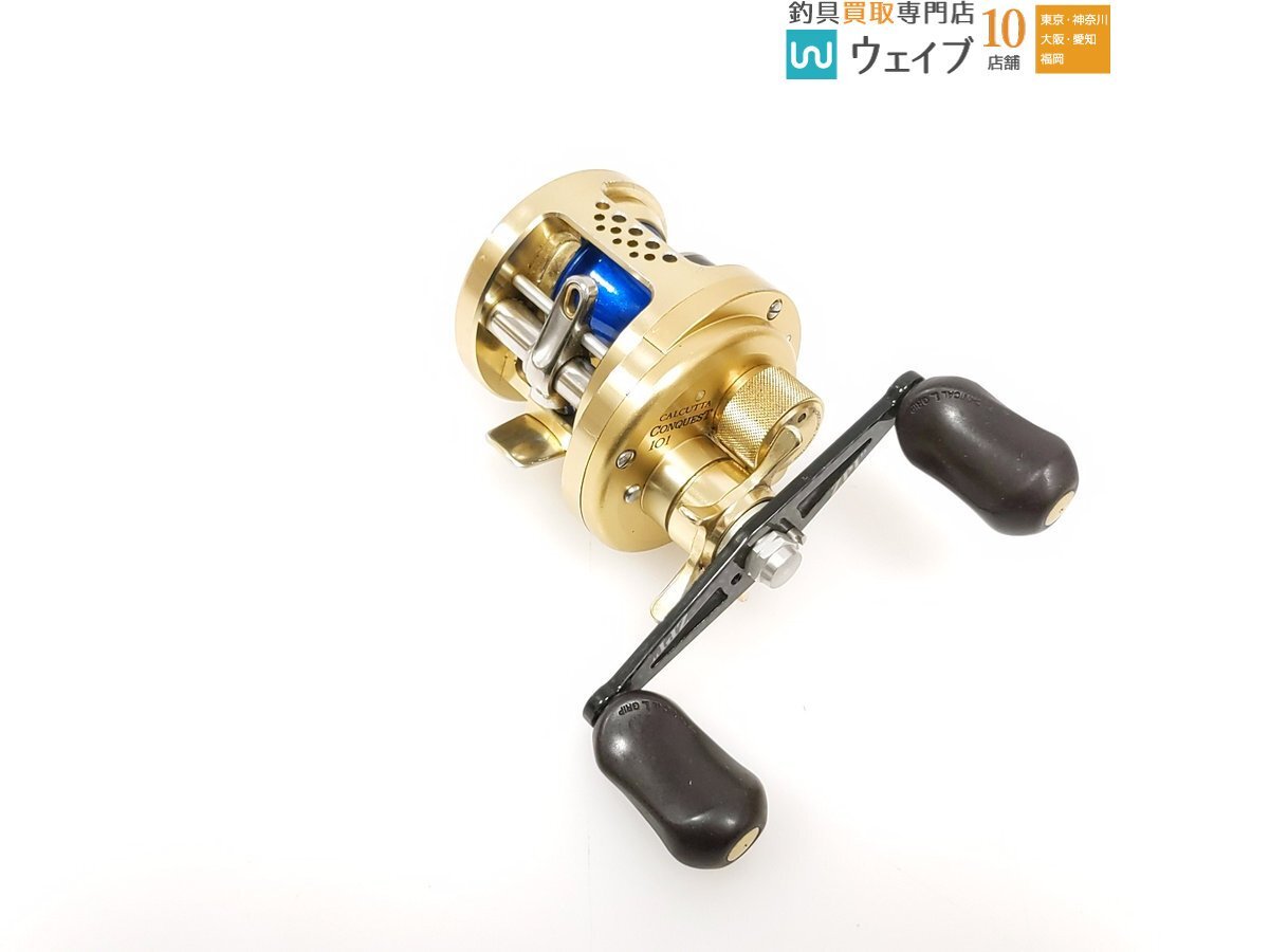 シマノ 01 カルカッタコンクエスト 101 ZPI テクノフォーミュラ Mg スプール RC-601 LB・85mmハンドル換装_1