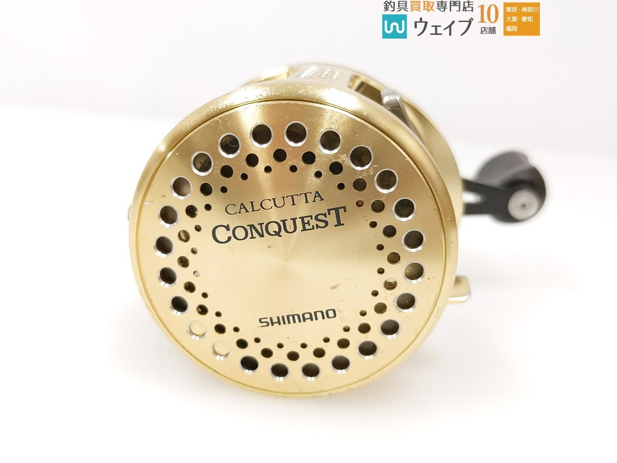 シマノ 01 カルカッタコンクエスト 101 ZPI テクノフォーミュラ Mg スプール RC-601 LB・85mmハンドル換装_3