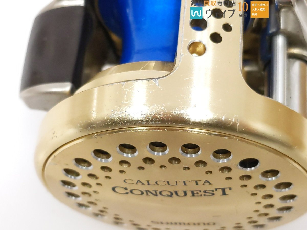 シマノ 01 カルカッタコンクエスト 101 ZPI テクノフォーミュラ Mg スプール RC-601 LB・85mmハンドル換装_9