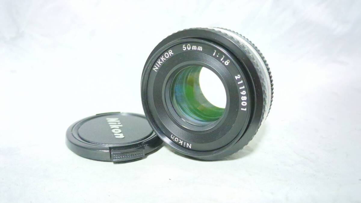 動作良好・外観綺麗・光学並品☆Nikon Ai-S NIKKOR 50mm F1.8 50/