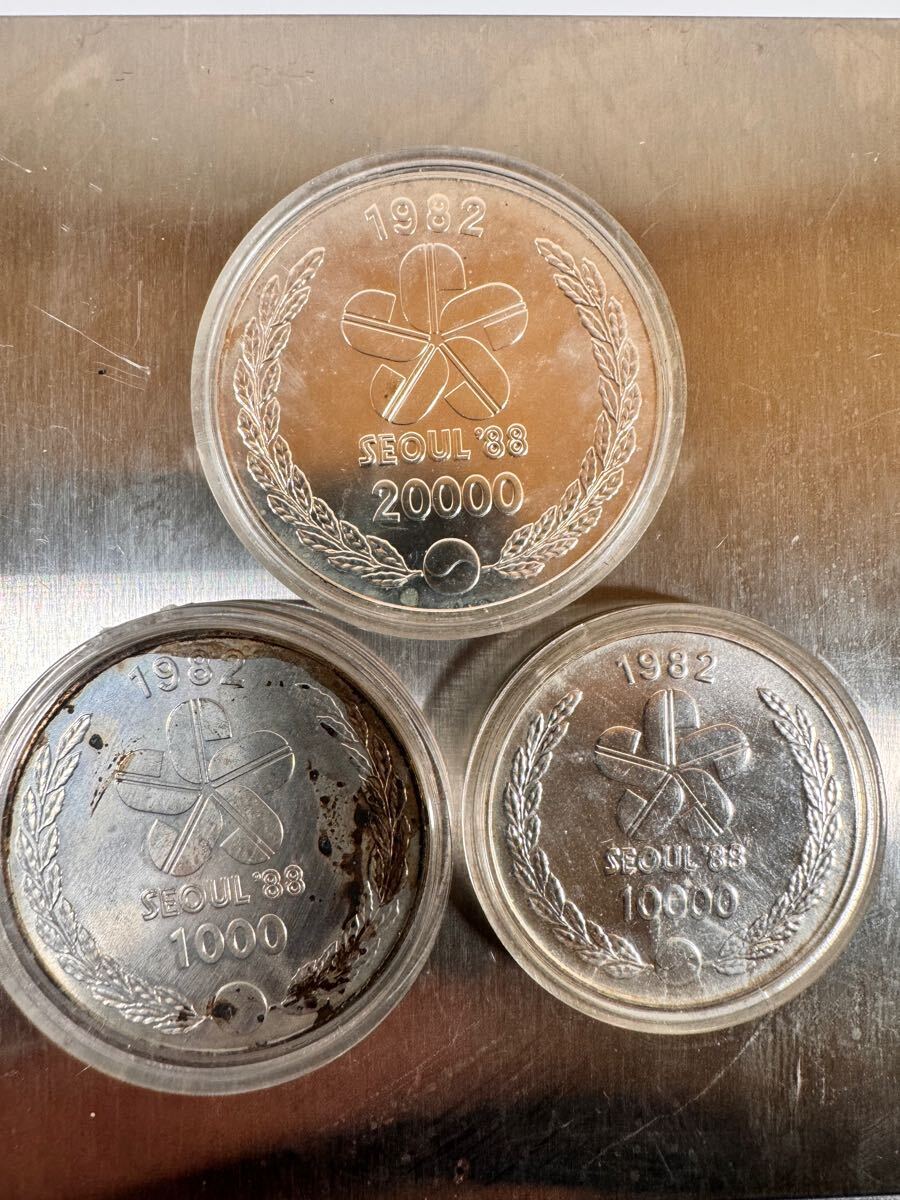 ソウルオリンピック記念古銭 Korean Old Coin Special… 希少 ☆ 記念硬貨 1982年 韓国 ソウルオリンピック 記念コイン 重量