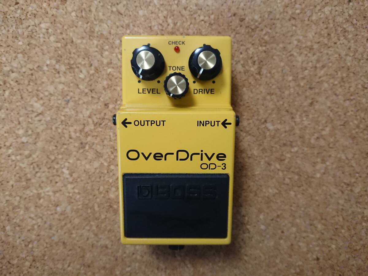 BOSS OD-3（初期型） OD-3 BOSS 1997年9月製 Over Drive エフェクター｜Yahoo!フリマ（旧 97