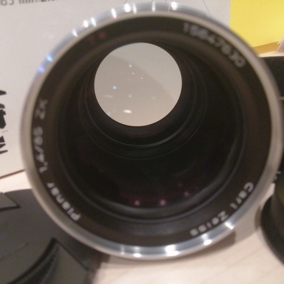 中●102 Carl Zeiss Planar T 1.4/85ｍｍ ZK レンズ　動作品 PENTAX Zeiss Planar 85mm カメラと の使用感 DXOMARK