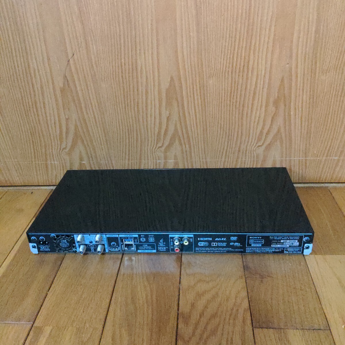 SONY BDZ-ZW1000 ブルーレイレコーダー 2番組同時録画 動作品 リモコン