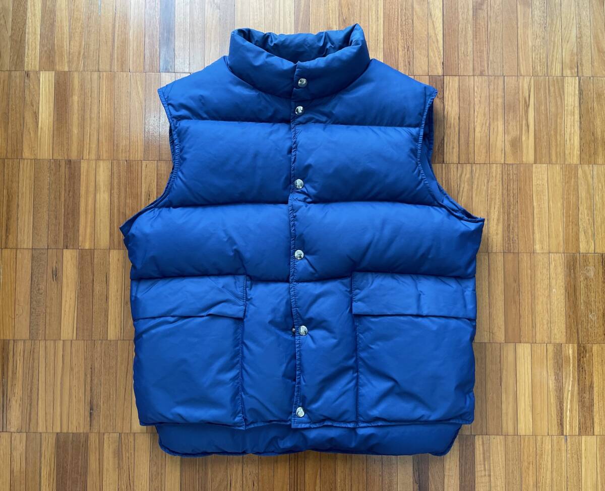 special vintage 希少 筆記体タグ L.L.Bean 70'S DOWN VEST NAVY BLUE