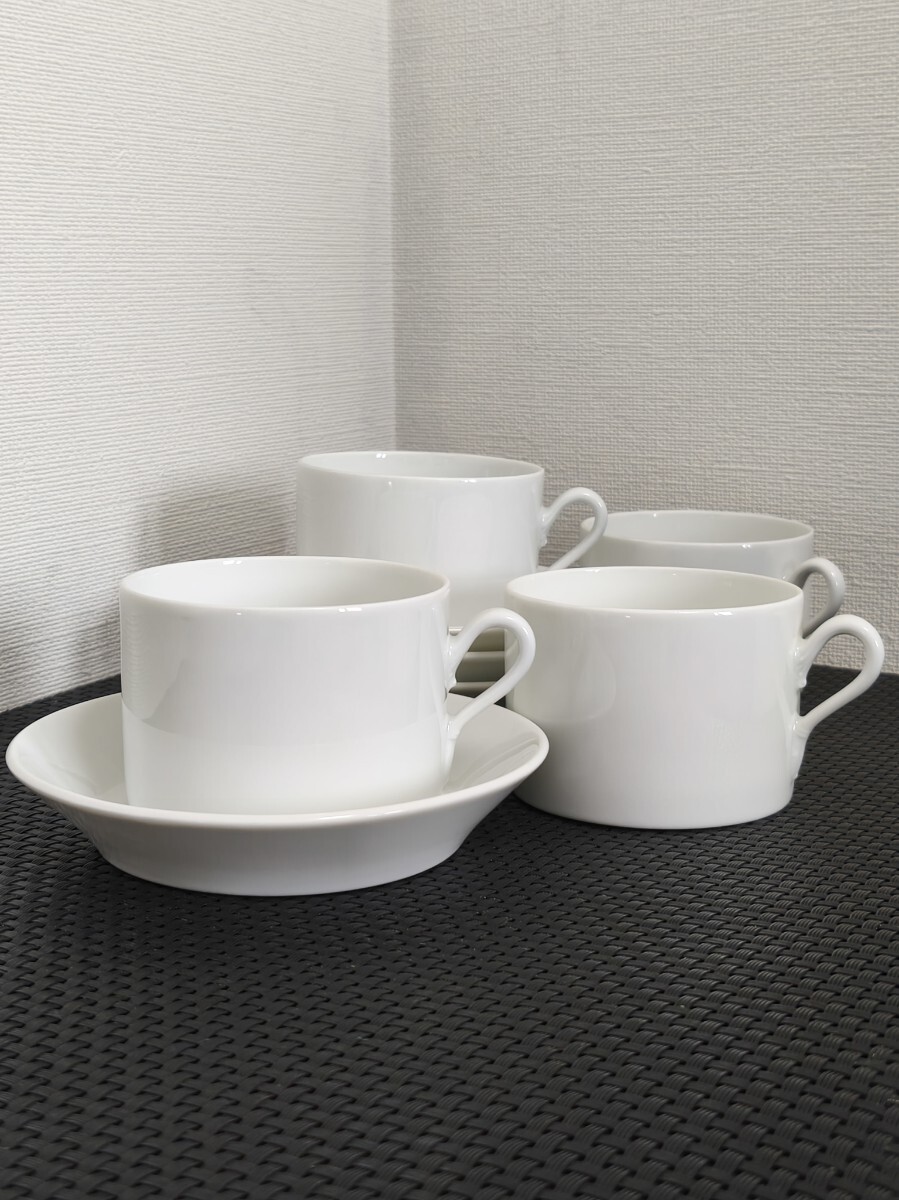 新品同様◇カップ＆ソーサー4客セット◇リチャード ジノリ／ジノリ1735