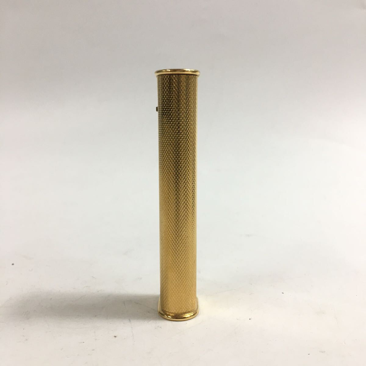 ☆F01173/dunhill ダンヒル/ガスライター/スリム/ゴールド/箱付/火花OK
