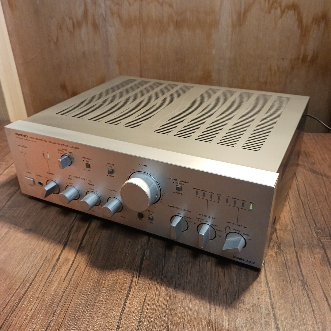 ☆通電・音出し確認済み☆ オンキョー プリメインアンプ ONKYO Integra
