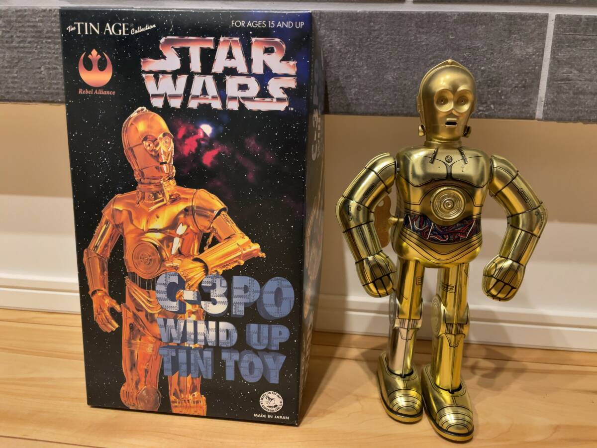 ☆絶版☆希少☆超激レア☆大阪ブリキ玩具☆スターウォーズ C3PO☆動作 