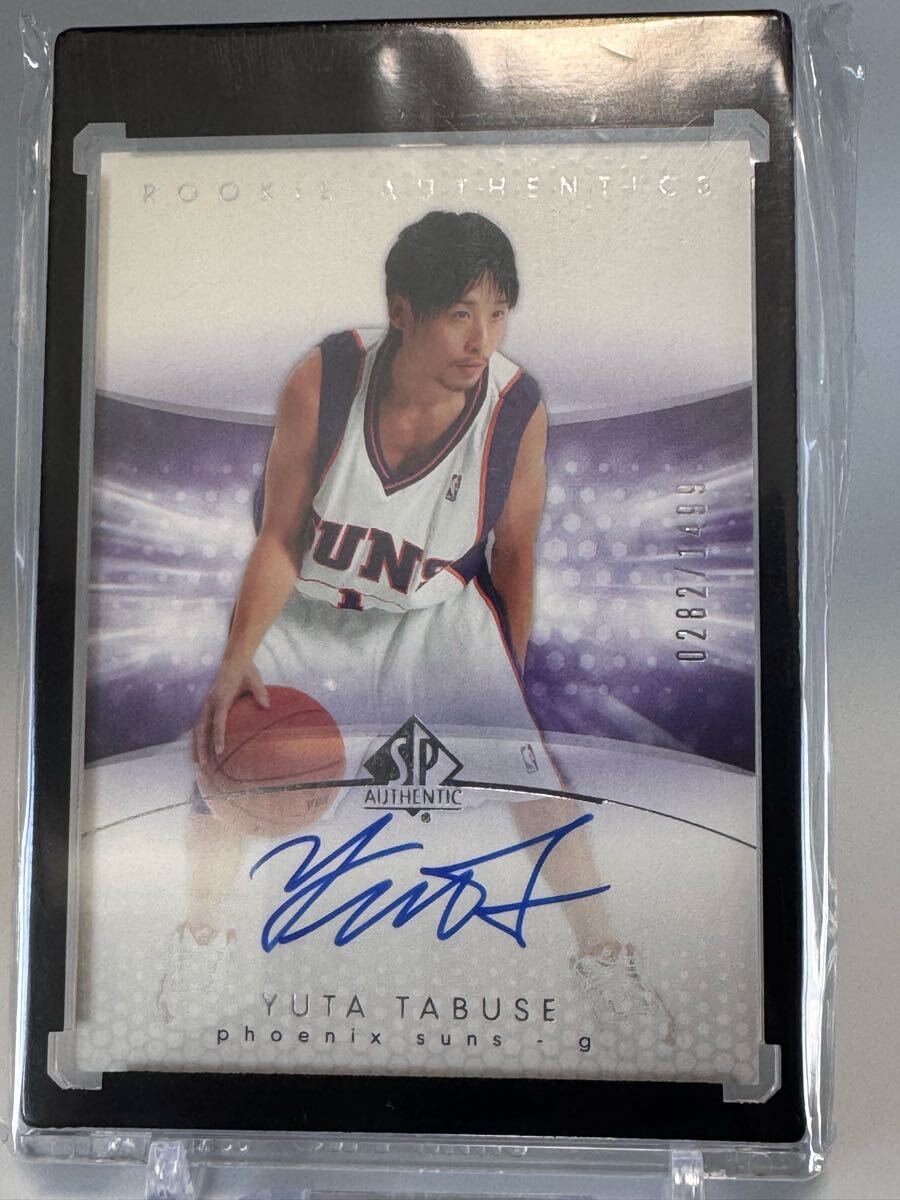 NBA 直筆サイン 直書き UPPER DECK yuta tabuse 田臥勇太 ルーキー RC