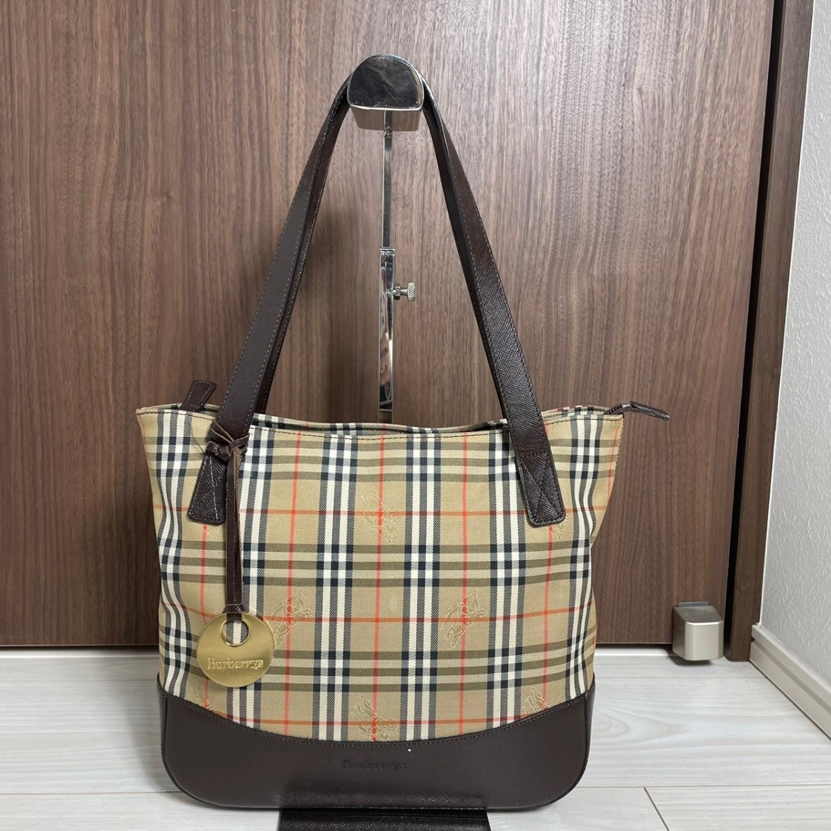 バーバリー BURBERRY トートバッグ ハンドバッグ ノバチェック