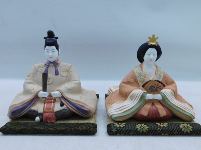 ☆月2178 乃りたけ 陶雛 雛人形 ひな人形 ノリタケ Noritake 陶器