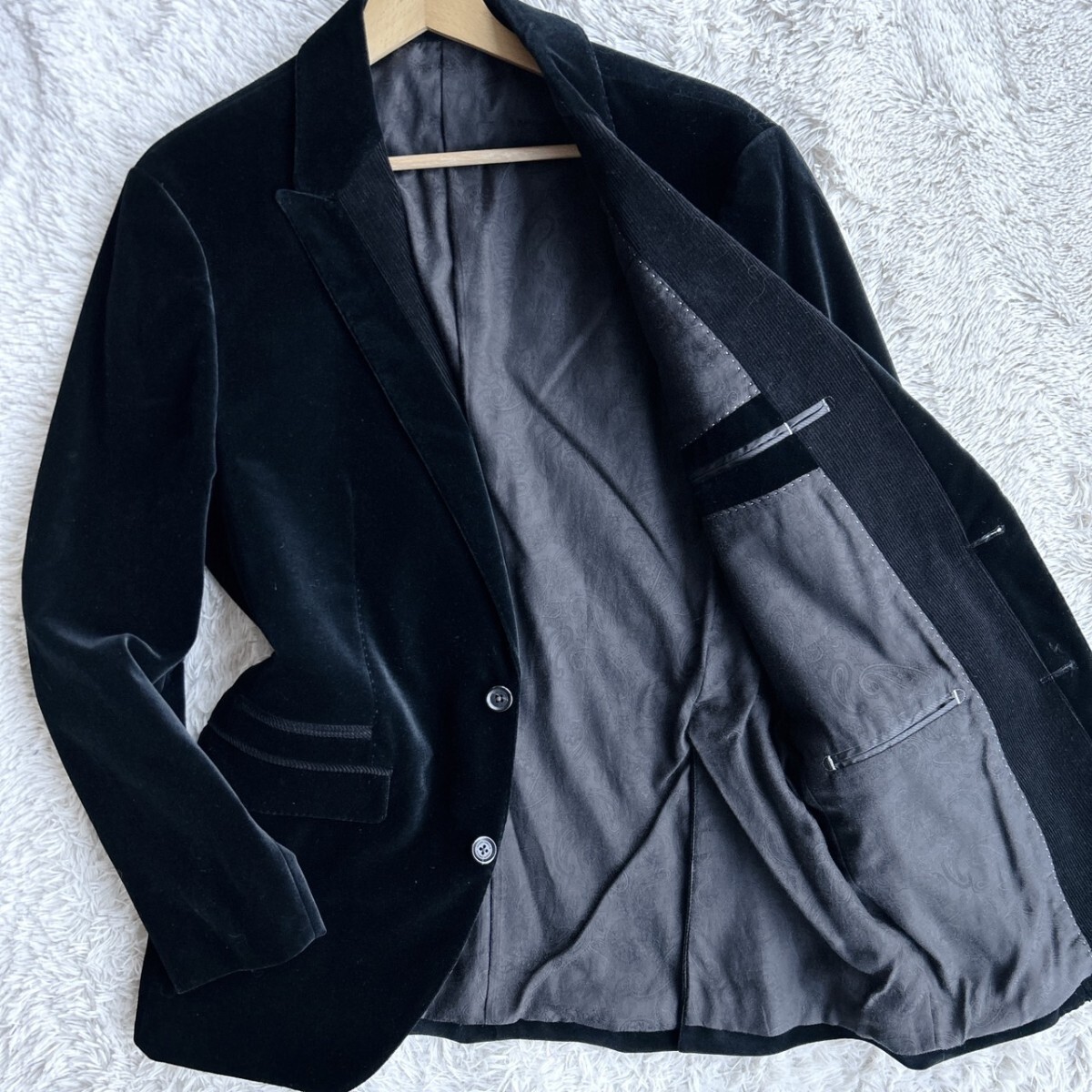 極美品！希少LLサイズ◎ JOSEPH ABBOUD ジョセフアブード ベロア生地 