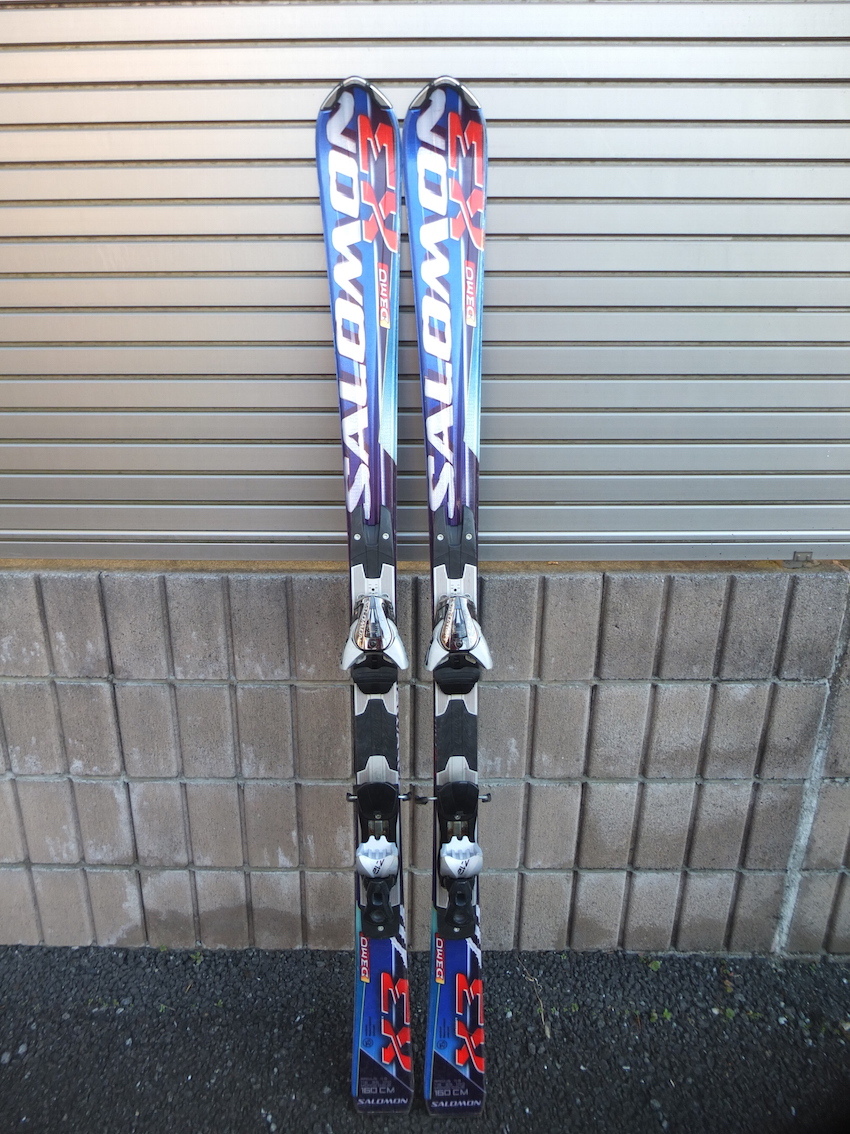 SALOMON Demo X3 160cm スキー板 ビンディング付き サロモン スキー