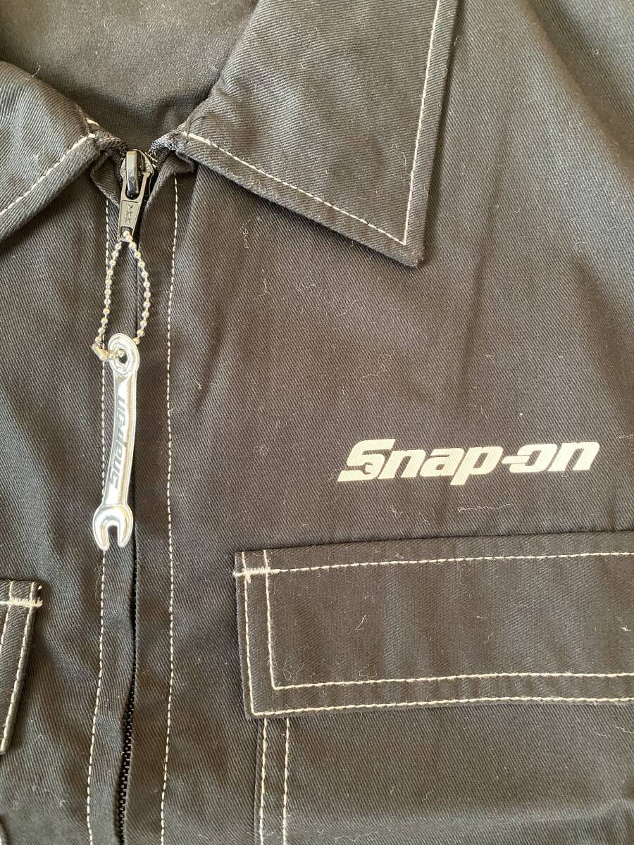 Snap-on スナップオン 半袖つなぎ ブラック LL ☆SNAP-ONスナップオン 半袖つなぎ 黒 サイズL 新品☆ 【公式通販】