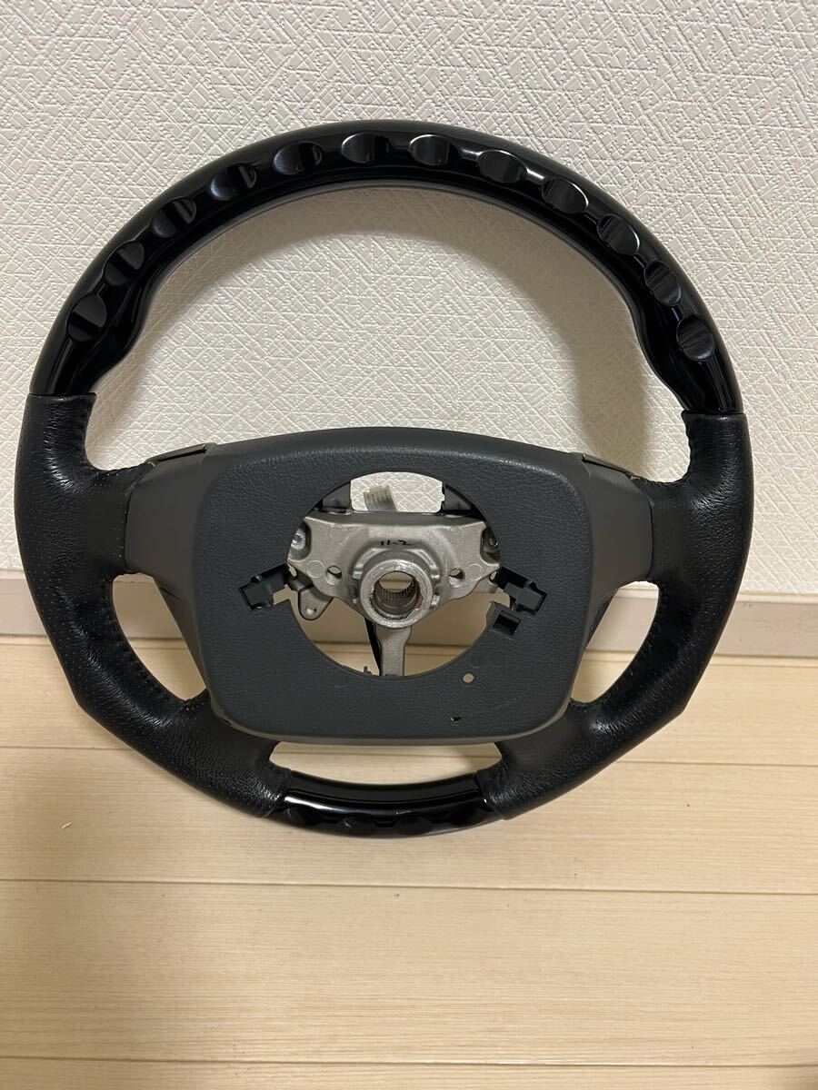 アルファード ヴェルファイア ステアリング 0 シフトノブ ヴェルファイア20系 ヴェルファイア 、アルファード　20系　ピアノブラック、ガングリップ、パンチングレザー ステアリングホイール