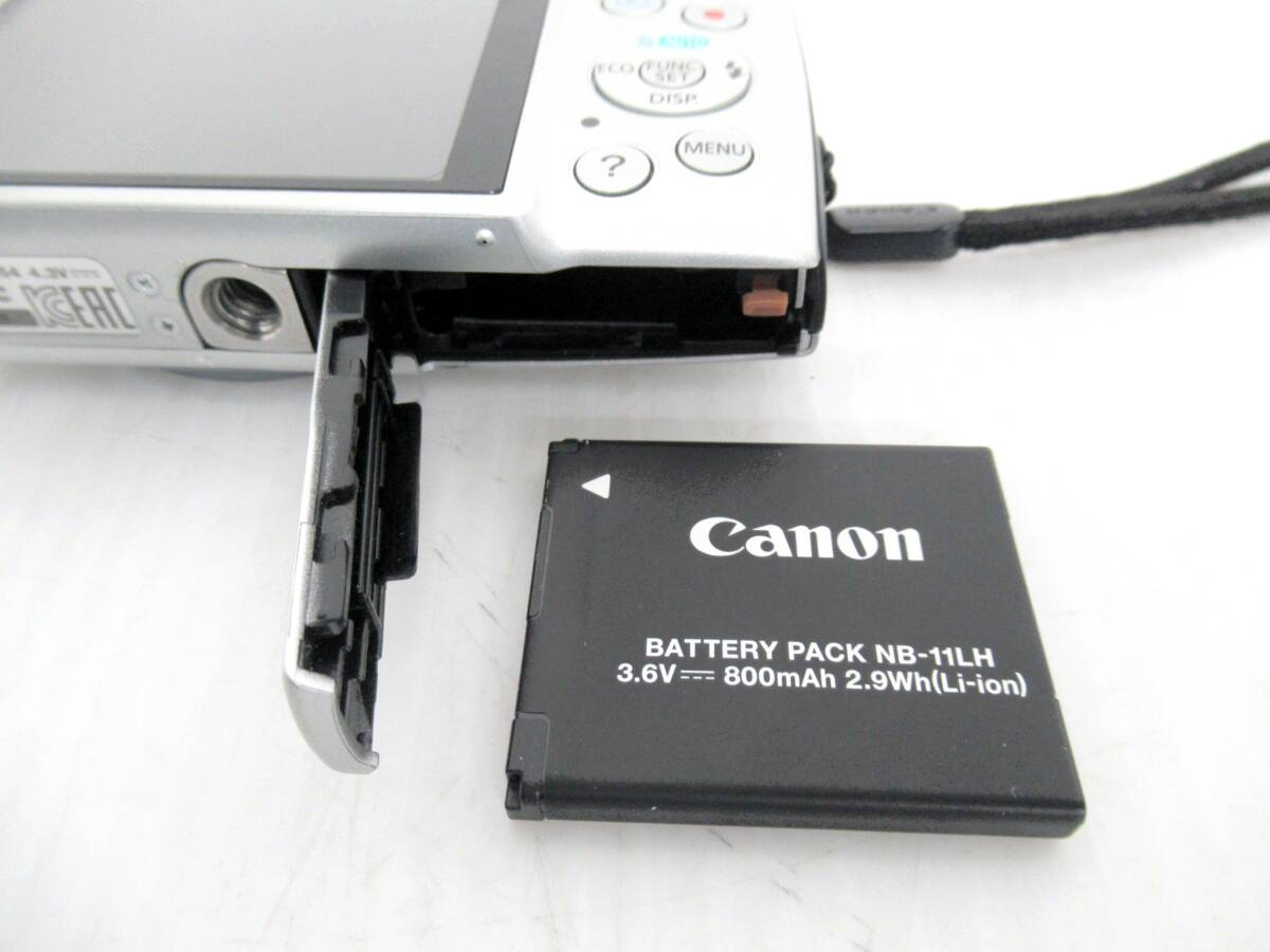 Canon キャノンデジカメIXY140 イクシーシルバー充電器