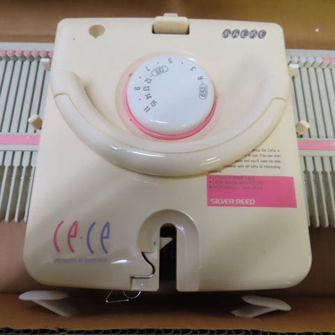 ○ 佐前②89 あみむめも 編み機 cece 一式 SILVER REED LK300 シルバー