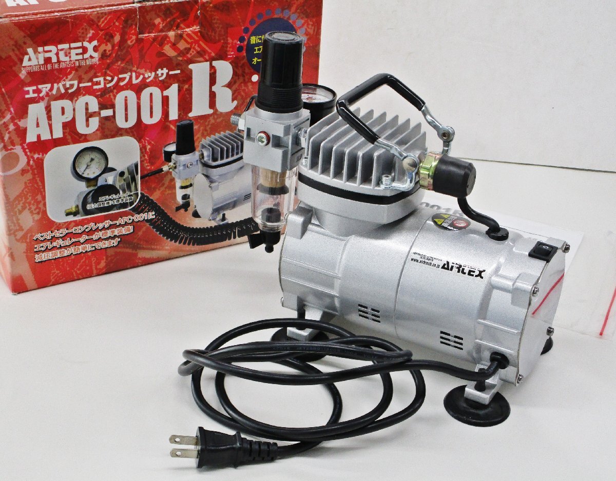 AIR TEX エアコンプレッサー APC-001 R 未使用品】エアテックス