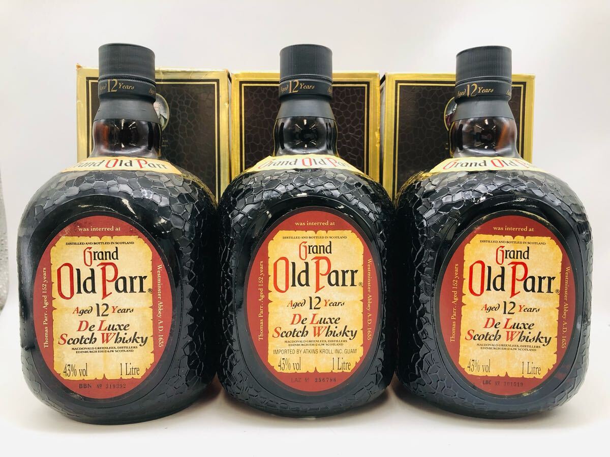 1円〜【未開栓】OLD Parr グランド オールドパー 12年 デラックス 