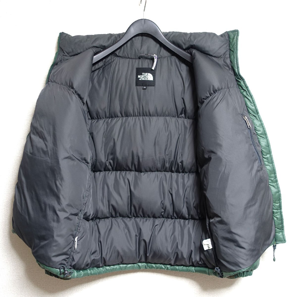 THE NORTH FACE ノースフェイス ヌプシ ダウンジャケット 700FP メンズ Mサイズ 正規品 グリーン Z2906_3