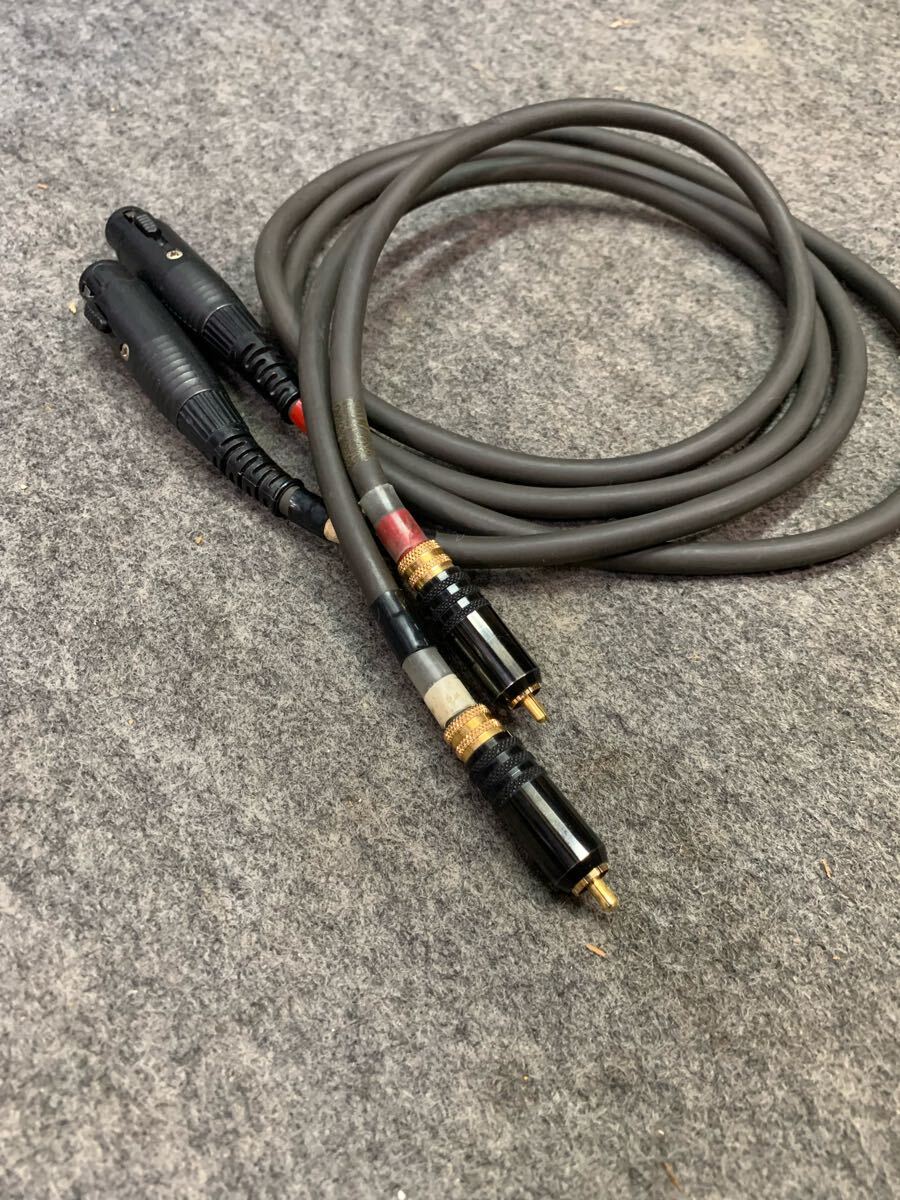 【中古】Ortofon　7-Nines Copper Twin Core Audio Cable　XLR/RCAケーブル　120cm　WBT-0101_1