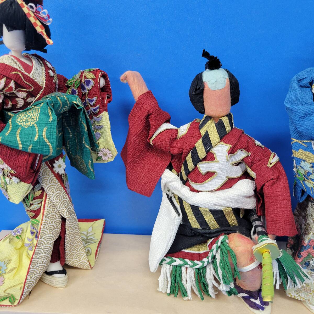 和紙人形 作り方 フォトライブラリー 写真素材 夕涼み 創作和紙人形