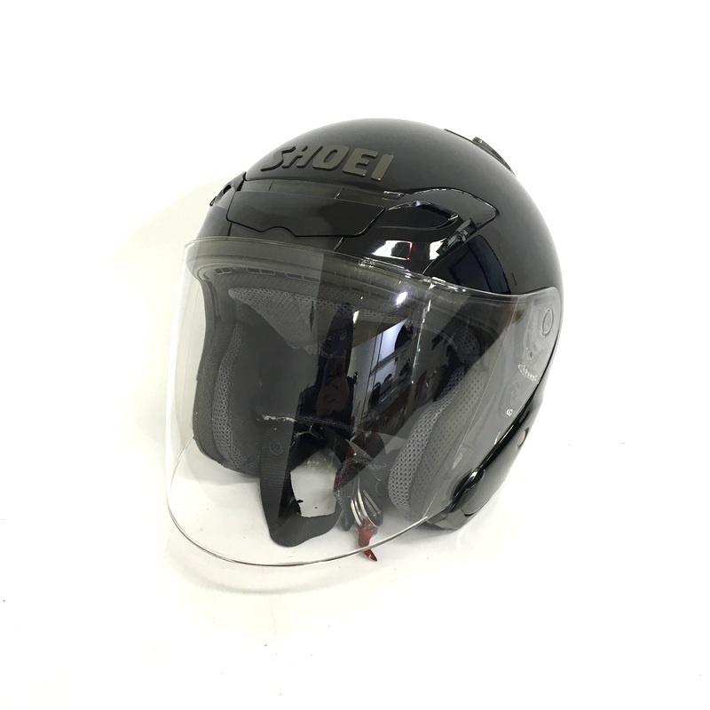 SHOEI J-FORCE3 ジェットヘルメット 除菌消臭済 ブラック Lサイズ