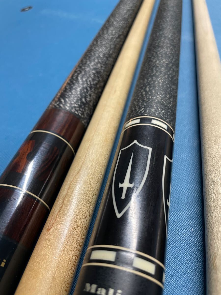 ビリヤード2本セット Mali cue マリキュー 5/16-14 (ビリヤード)｜売買