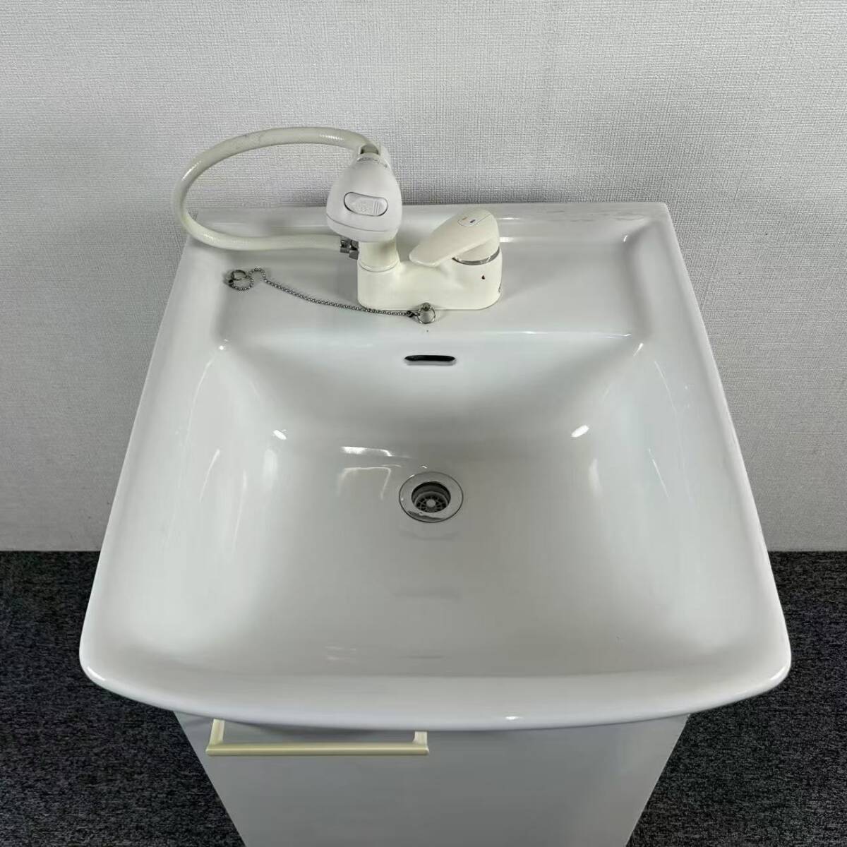 【中古】ミカド☆手洗台・洗面化粧台☆「幅50cm×奥行き54cm×高さ78cm」神戸・大阪引取or当社便配達限定商品_3