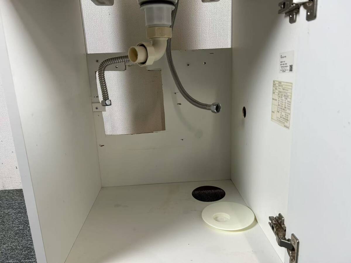 【中古】ミカド☆手洗台・洗面化粧台☆「幅50cm×奥行き54cm×高さ78cm」神戸・大阪引取or当社便配達限定商品_6