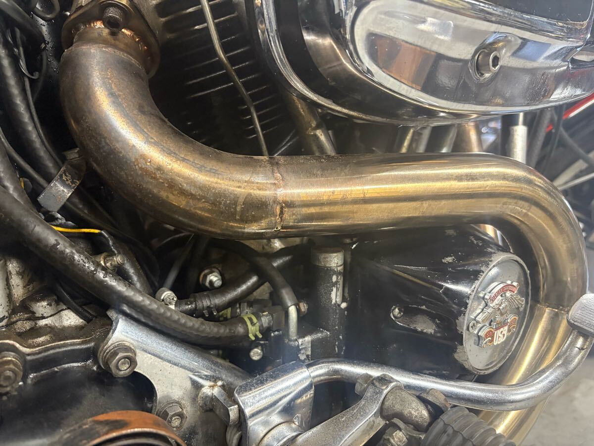 ハーレー ショベルヘッド 80年 FXS ローライダー 社外マフラー 4速