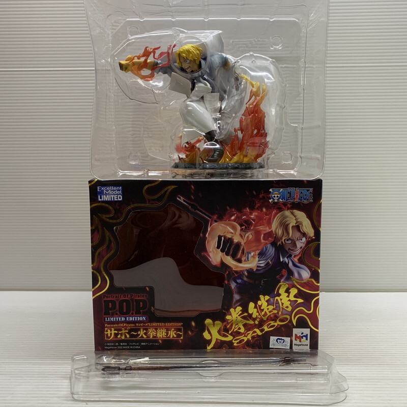 MIN【現状渡し品】ワンピース メガハウス P.O.P LIMITED EDITION サボ 火拳継承 フィギュア〈047-250228-em-08-MIN〉_1
