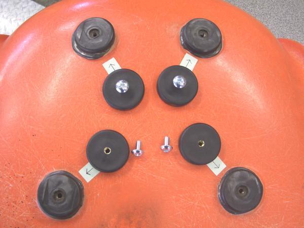 イームズ チェアー用 ショックマウント ゴム ◆ ４ヶセット ◆　セール！！　送料無料サービス！です。　セール！！_2