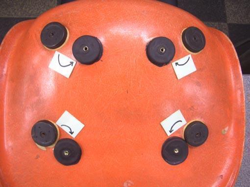 イームズ チェアー用 ショックマウント ゴム ◆ ４ヶセット ◆　セール！！　送料無料サービス！です。　セール！！_4