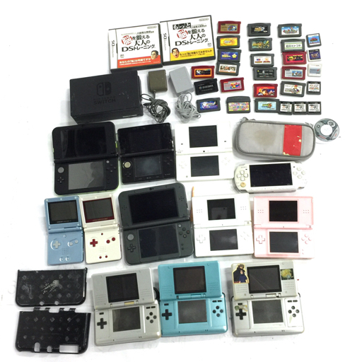 1円 任天堂 Nintendo New 3DS LL RED-001 本体 他 GBASP ファミコン