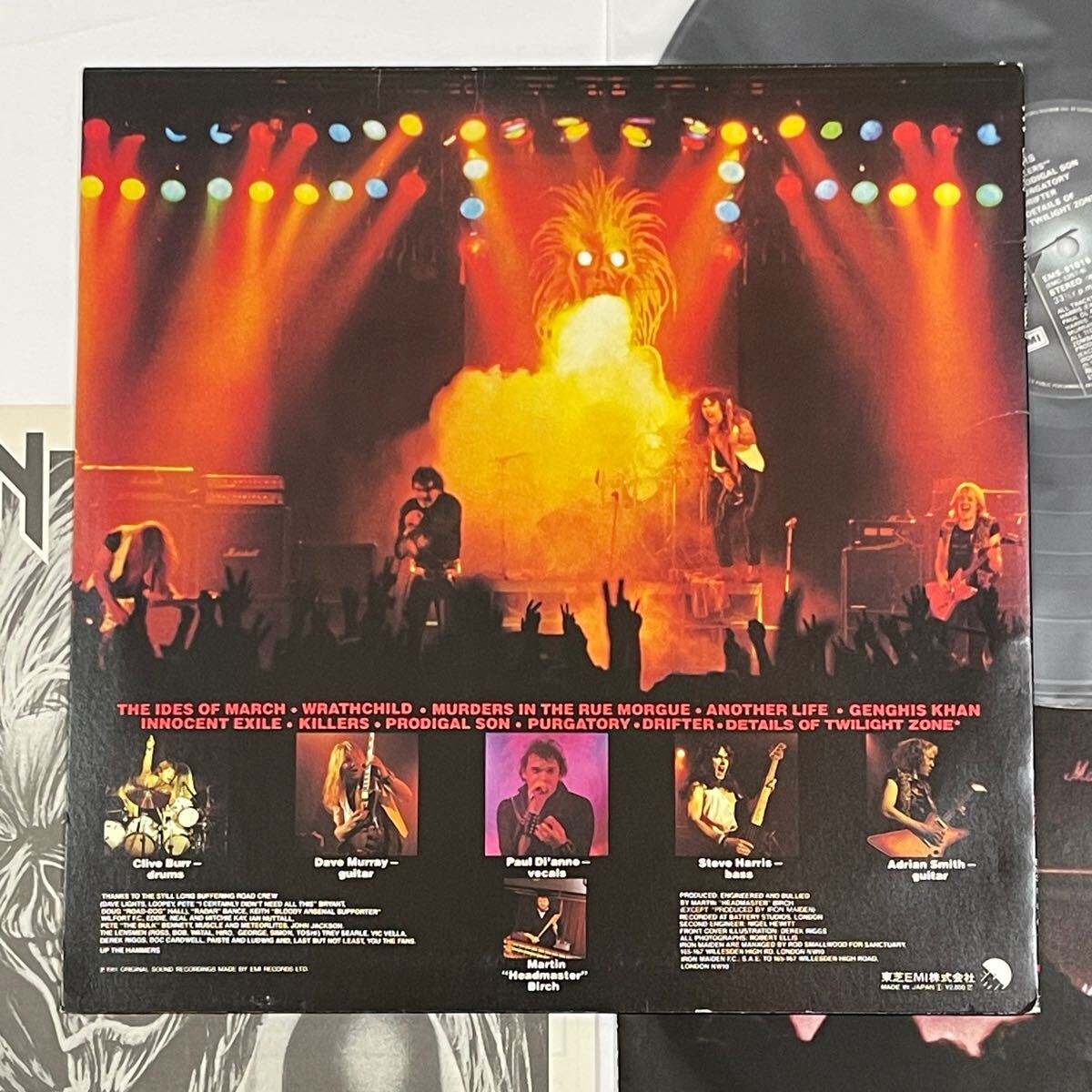 ポスター付属】Iron Maiden Killers 国内盤 LP レコード アイアン