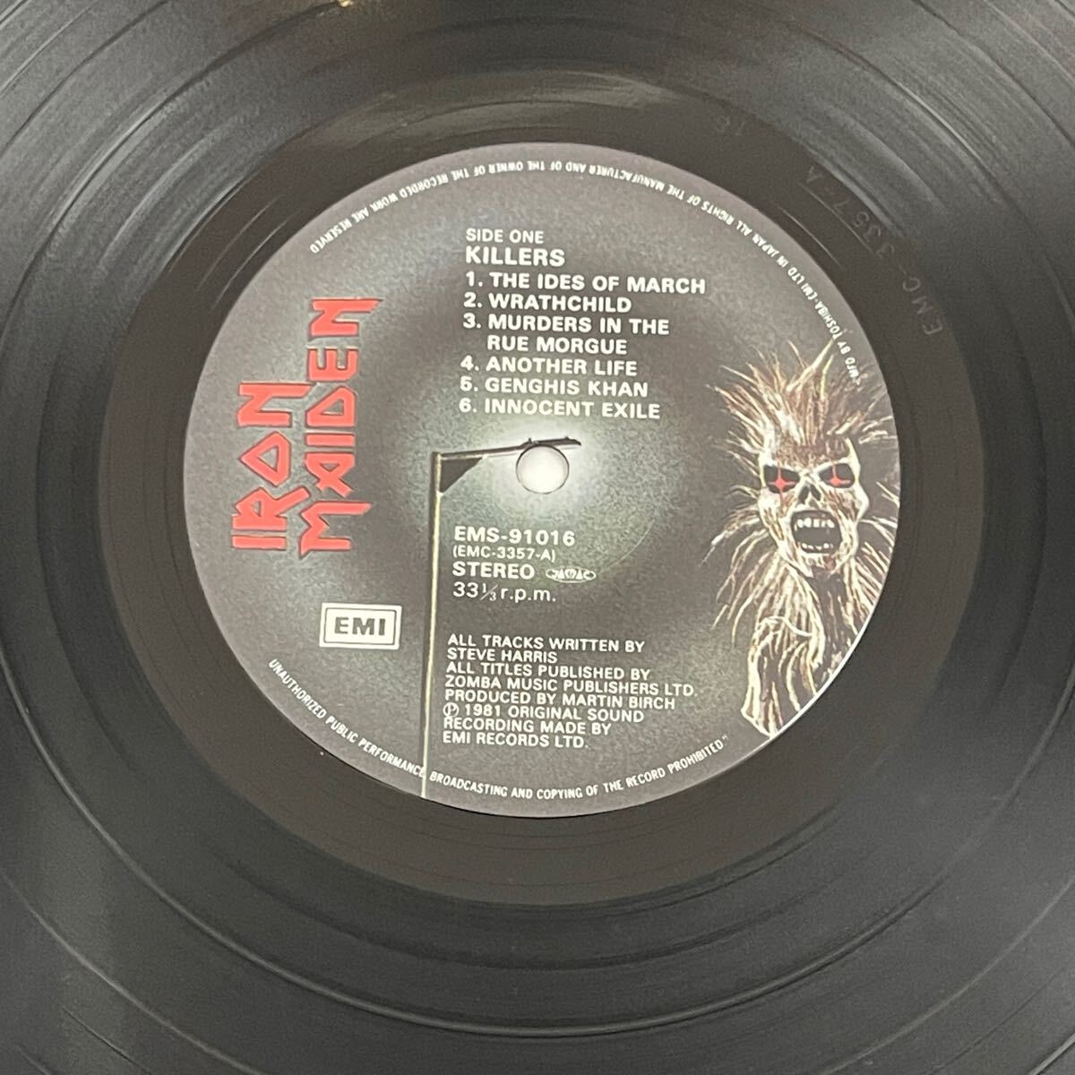 ポスター付属】Iron Maiden Killers 国内盤 LP レコード アイアン